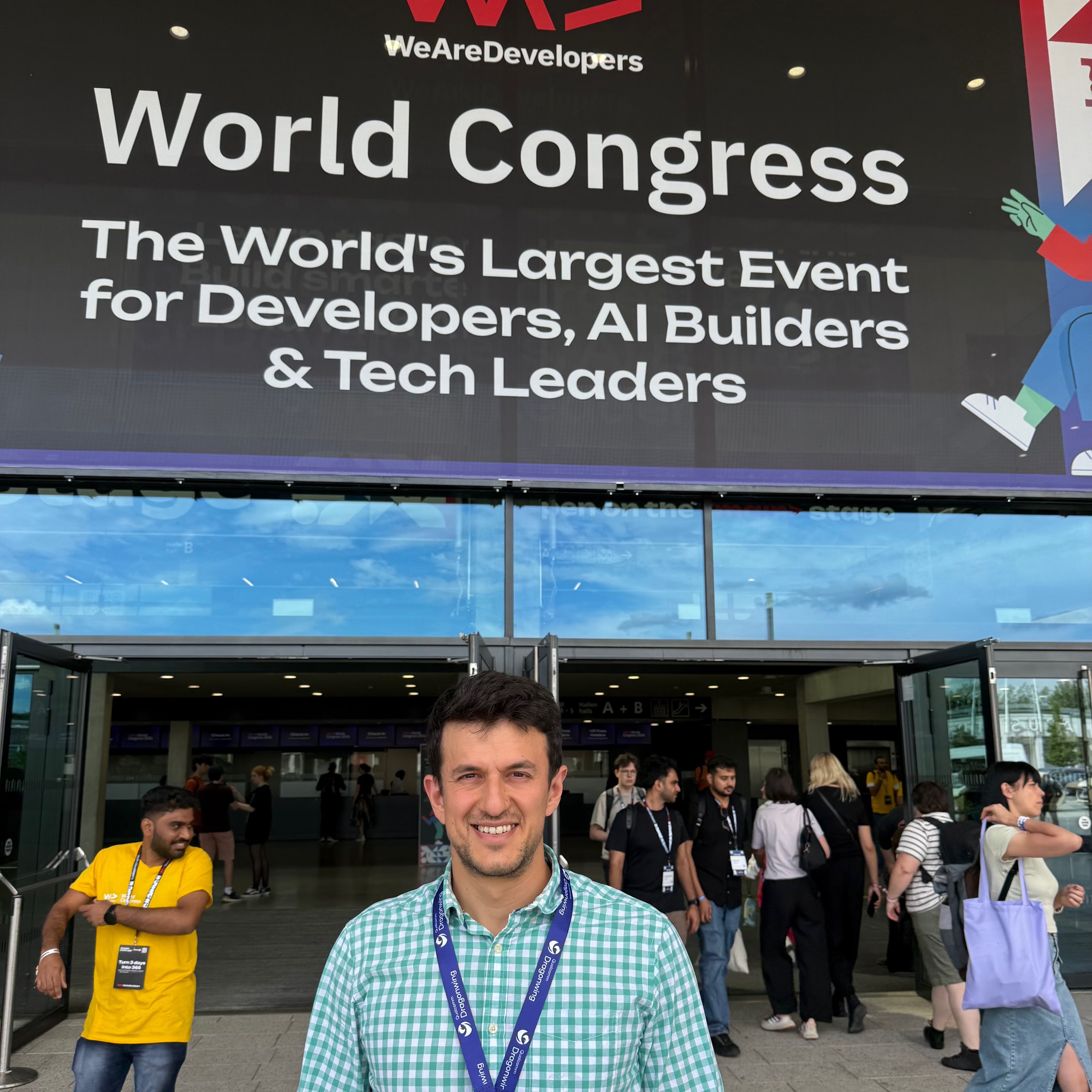 A moment from the WeAreDevelopers trip
