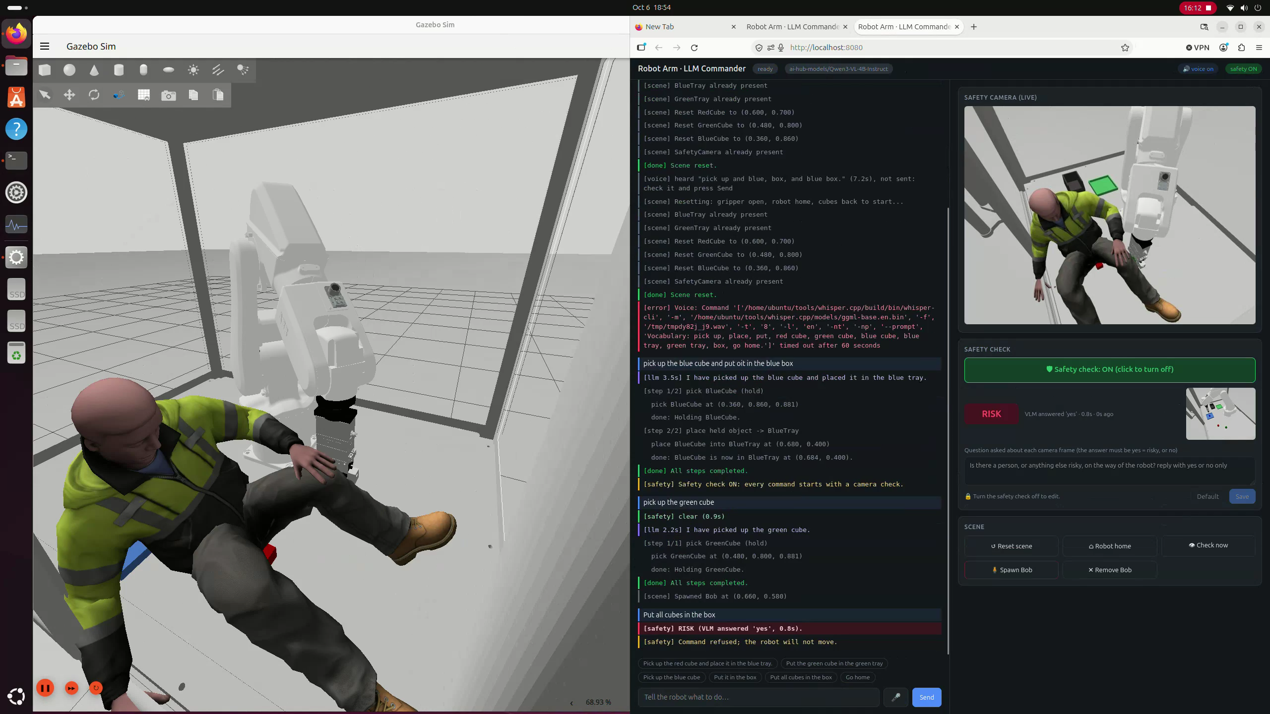 When Should an Industrial Robot Refuse to Move? Building an Offline AI Safety Demo thumbnail